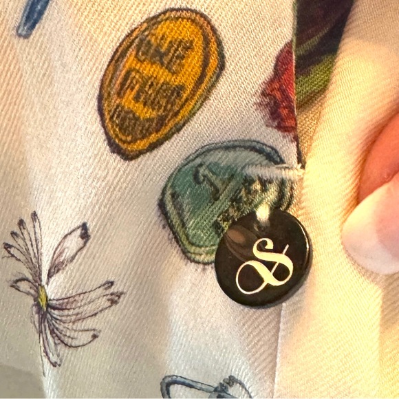 💖 Scotch & Soda NWT Gia Print Pants - Picture 13 of 14